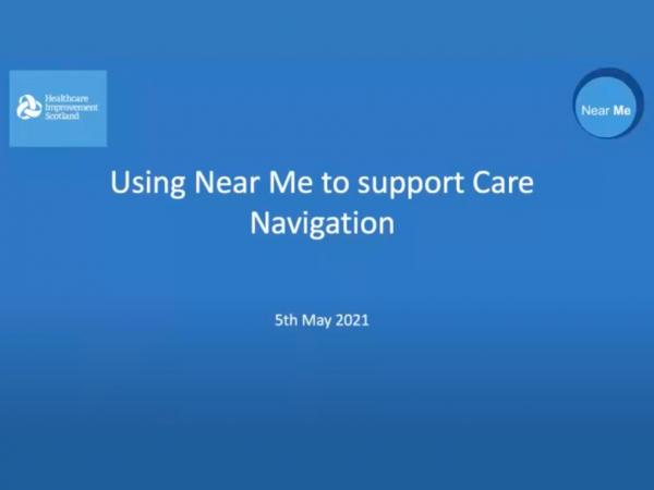 Using Near Me to Support Care Navigation