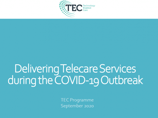Delivering Telecare Services during COVID-19